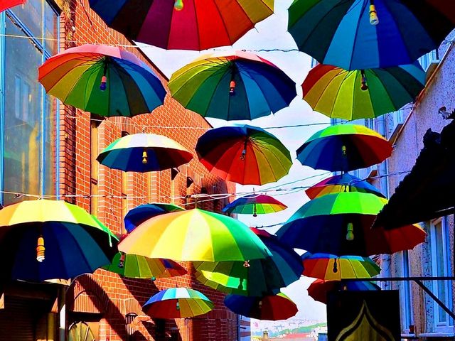شارع المظلات تركيا في مودا