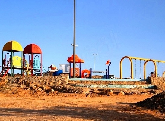 ملاعب الأطفال في متنزه سيسد الوطني في الطائف