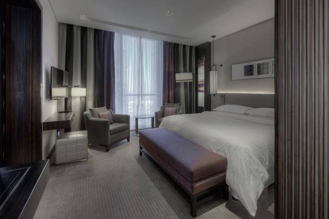 المساحات الواسعة في شيراتون جراند للشقق الفندقية دبي هي من أبرز مزايا الفندق.
