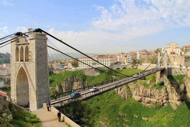 جسر سيدي مسيد قسنطينة من افضل الاماكن السياحية في مدينة قسنطينة السياحية