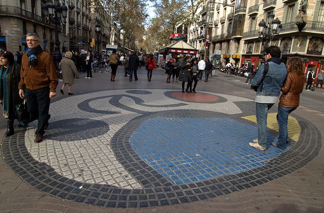 اشهر شوارع برشلونة