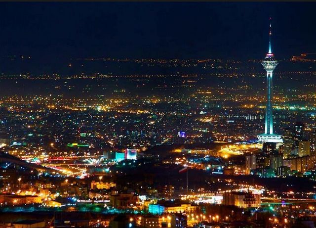 اين تقع ايران والمسافات بين اهم مدن السياحة في ايران