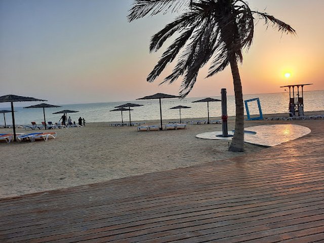الشواطئ في مدينة الملك عبدالله الاقتصادية