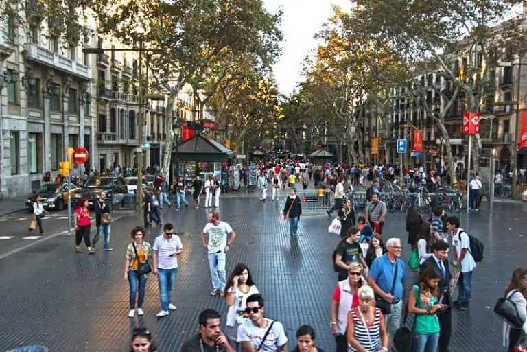 شارع الرامبلا السياحة في برشلونة - صور مدينه برشلونه