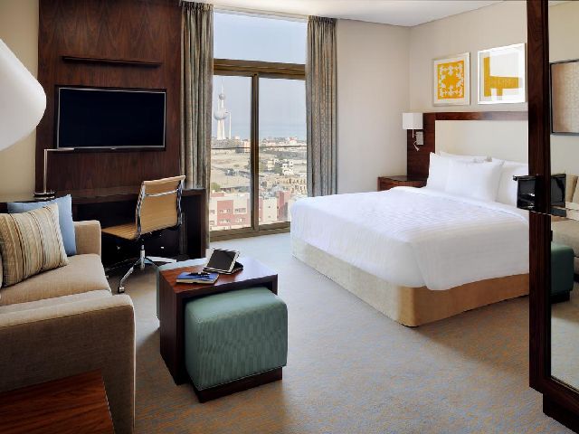 إطلالة فندق ريزيدنس إن ماريوت كويت الذي يُصنف من فنادق دسمان الكويت  