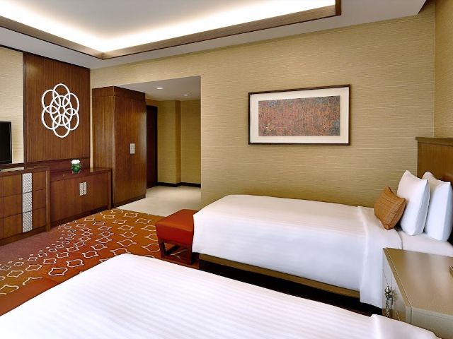 يضم فندق ماريوت مكة مجموعة مُتنوّعة من الغُرف والأجنحة ذات المرافق الكاملة.