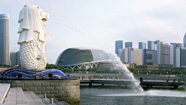 الميرليون بارك، رمز السياحة في سنغافورة