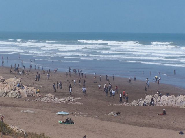 شاطئ عين دياب في كازابلانكا المغرب